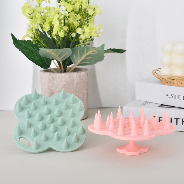 Professional Shampoo HairBrush Soft Silicon Scalp Care Shampoo Massage Hair Shampoo Brush