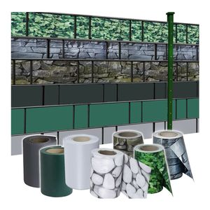 Manufacturer 19cm*35m/65m Sichtschutz Streifen Pvc Zaunfolie Doppelstabmatten Sichtschutzfolie Uv Screen Strip Fence - Product Image 5