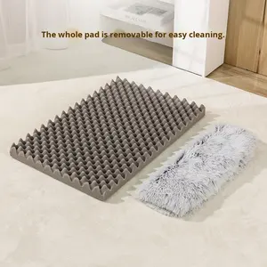 Lit carré écologique en peluche <span class=keywords><strong>pour</strong></span> animaux de compagnie canapé <span class=keywords><strong>pour</strong></span> <span class=keywords><strong>chien</strong></span> de sommeil profond avec motif solide fabricant de <span class=keywords><strong>tapis</strong></span> de chat d'hiver fournitures <span class=keywords><strong>pour</strong></span> chiens en gros - Product Image 4