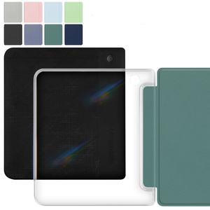 Pour <span class=keywords><strong>Kobo</strong></span> <span class=keywords><strong>Libra</strong></span> couleur étui acrylique clair housse de protection en cuir PU étui intelligent pour <span class=keywords><strong>Kobo</strong></span> <span class=keywords><strong>Libra</strong></span> couleur 2 7 pouces couverture - Product Image 6