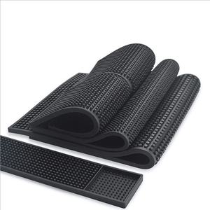 Personalized Silicone PVC Beer Mat Rubber Bar <b>Runner</b> Spill Pad Pub Rail Mat Drip Tray Non Slip Service Pad <b>Table</b> Mat <b>Placemat</b> - Product Image 1