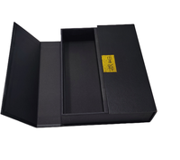 Boîte cadeau magnétique rigide faite à la main, écologique et personnalisable, finition mate, impression argentée, construction en carton durable