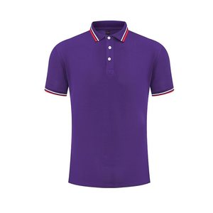 Polo en coton personnalisé, couleur unie, manches courtes, vêtements de travail, chemise publicitaire d'entreprise, confortable et doux pour la peau - Product Image 1