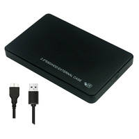 Boîtier de disque dur USB 2.0 SATA 2,5 pouces X323 en stock, en plastique multicolore, pour disque dur mobile