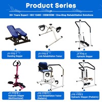 Mini stepper hydraulique pliable JINYU JY-YYQ-1 pour l'entraînement de la force des muscles des pieds et des jambes, usage domestique/reéducation