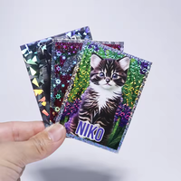 Cartes de jeu TCG personnalisées OEM, designs personnalisés, étoiles holographiques brillantes, cartes à collectionner d'anime, jeux de cartes, boosters aléatoires