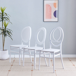 Chaise de salle à manger d'extérieur en plastique PP bon marché, chaises modernes durables pour banquets, réceptions, mariages, hôtels, mobilier commercial - Product Image 5