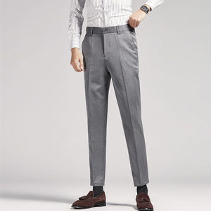 <span class=keywords><strong>Pantaloni</strong></span> Chino in cotone personalizzati <span class=keywords><strong>pantaloni</strong></span> formali da lavoro dritti a matita <span class=keywords><strong>pantaloni</strong></span> da completo per ufficio Streetwear <span class=keywords><strong>con</strong></span> <span class=keywords><strong>tasche</strong></span> <span class=keywords><strong>laterali</strong></span> - Product Image 1