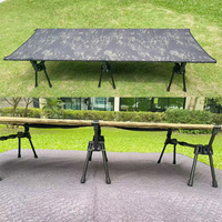 Lit pliant en alliage d'aluminium 75*210cm, le plus récent, léger, pour hôpital, camping, extérieur, portable, ultraléger, capacité 250kg