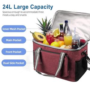 Large Cooler Bag Collapsible Insulated Bags Leakproof Lunch Cooler Tote with Multi-Pockets for Adult - Product Image 5