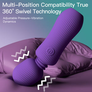 Chegada nova Silicone Completo Mini AV Wand Vibrador Massageador Vara Vibrador - Product Image 4