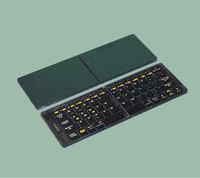Gunting proyeksi Laptop dan PC, portabel dapat dilipat nirkabel USB Inggris gunting ergonomis Mini 65 kunci tahan air Keyboard