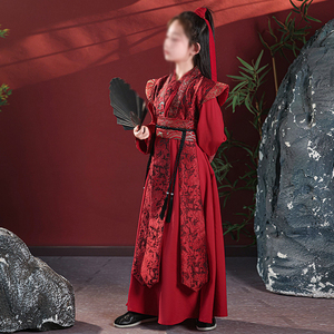 Halk dansları kız Tang takım elbise antik kostüm çocuk setleri gösterisi peri Hanfu takım elbise çocuk Cosplay yapmak bebek kıyafetleri kız elbise - Product Image 3