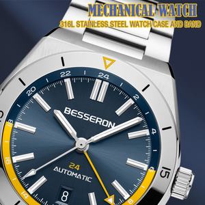 Reloj Automático de Lujo para Hombre con Logotipo Personalizado, 42 mm, Reloj Mecánico de Acero Inoxidable, Diseño Único, Reloj de Moda para Hombre NH34 Auto - Product Image 3
