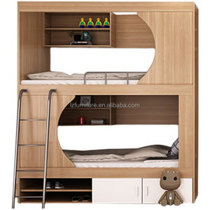 Hotel Apartment Furniture Set Hotel <b>Bunk</b> <b>Bed</b> Double Space Capsule Hotel <b>Bed</b> Dormitory Loft Apartment Furniture Factory - Product Image 6