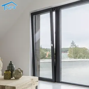 Double fenêtre en verre, Standard australien, isolation thermique, fenêtre d'inclinaison en aluminium