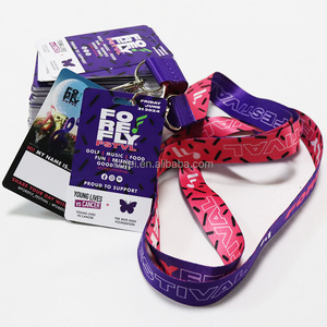 Kofei đầy đủ màu sắc tổ chức sự kiện phù hiệu PVC vượt qua ID thẻ dây buộc với kích thước tùy chỉnh VIP vượt qua - Product Image 5