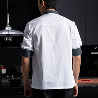 Chaqueta de Chef para Restaurante de Comida Rápida, Uniforme de Cocina, Chaqueta de Chef Tradicional China