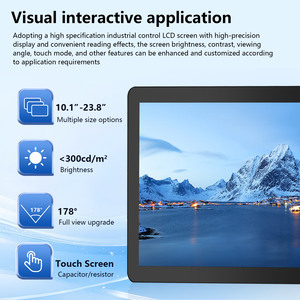 จอสัมผัสอุตสาหกรรมแบบทนทานขนาด 20 นิ้ว จอสัมผัสอุตสาหกรรมขนาด 21 นิ้ว จอภาพ VGA อุตสาหกรรมขนาด 10 นิ้ว - Product Image 3