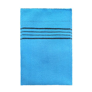 Fornitura diretta in fabbrica asciugamano da bagno per Sauna coreano a trama grossolana bocca piatta verde unico pezzo di sabbia panno per il corpo per Sauna guanti - Product Image 4