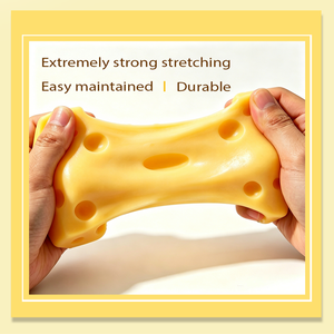 Jouet anti-stress en forme de cube de fromage, mignon, souple et élastique, résistant aux chocs, sûr, cadeau pour enfants, idéal pour les fêtes et les cadeaux de Noël, directement de l'usine - Product Image 5