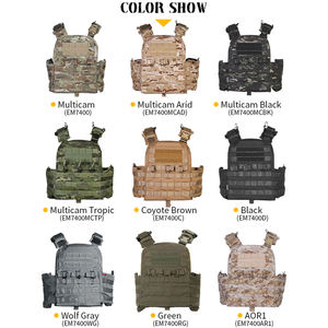 Gilet Tattico Portapiastre Emersongear in Nylon <span class=keywords><strong>Cordura</strong></span> 500D Stile CPC, Vendita Diretta dalla Fabbrica - Product Image 3