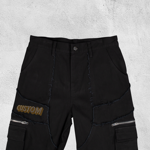 Logotipo personalizado del fabricante, etiqueta privada a juego, recto, ecológico, transpirable, de lona pesada, Jogger de gran tamaño - Product Image 4