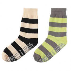 Custom New Style Long Cotton Striped Yoga Socks for Women Anti-slip Specifically Designed for Pilates - Product Image 1