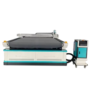 Automatic fabric roller blinds cutting machine textile cutting machine round knife end cutter apparel fabric cutting machine