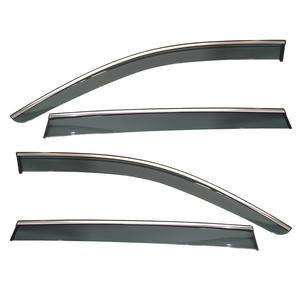 Déflecteur d'injection pour MERCEDES BENZ GLC, pare-pluie de fenêtre en PC + acier inoxydable - Product Image 3