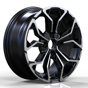 Usine chinoise de charge de conteneur 2023 nouveau moule face usinée noire 15x6.5 <span class=keywords><strong>pouces</strong></span> 4x100 roues en alliage de passager pour <span class=keywords><strong>RENAULT</strong></span> - Product Image 3