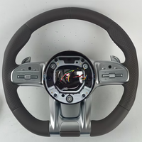 Volant en cuir marron pour Mercedes Benz W205 W206 W213 W222 W223 W167 X253 C257 C118 W463 V167 X247 C238
