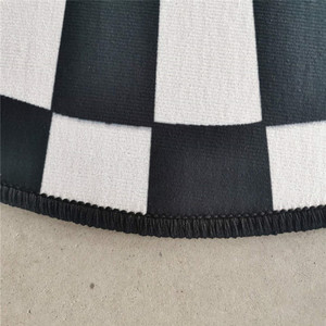 <span class=keywords><strong>Alfombra</strong></span> 3d de vórtice Visual para entrada de <span class=keywords><strong>baño</strong></span>, felpudo óptico antideslizante con diseño 3d ovalado y redondo en color blanco y negro - Product Image 6
