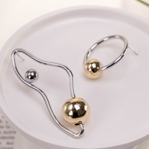 Pendientes o Dijes de Aro Plateados para Mujer, Estilo Punk, Personalizados, para Oreja Perforada, Joyería Exquisita para Fiesta, Nueva Tendencia 2025 - Product Image 1