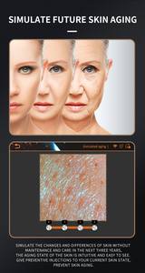 2025 Portátil Mais Novo 3D Pele Análise 8 Milhões Pixels Pele Facial Umidade Analyzer Máquina com Relatório Impressão Sistema - Product Image 4