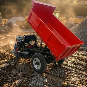 Tricycle à transmission par arbre de transmission tout acier, châssis renforcé, 2 tonnes, pour le transport de pierres et de briques en construction - Product Image 1