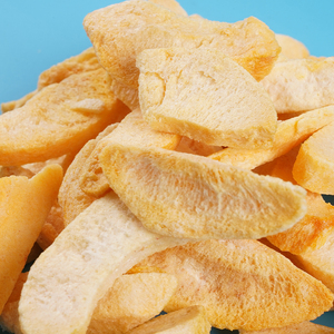 Collations aux fruits lyophilisés Chips de pêche lyophilisées en vrac FD Fruits frais Pêches jaunes douces Tranche de pêche jaune lyophilisée - Product Image 1