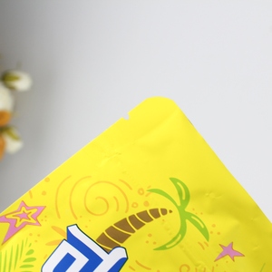 Emballage alimentaire en plastique refermable de conception colorée, sachets debout avec fermeture éclair pour aliments croustillants, pochette en mylar avec fermeture éclair - Product Image 5
