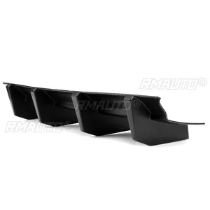 ดิฟฟิวเซอร์กันชนหลังแบบครีบฉลาม สปอยเลอร์ สำหรับ Dodge Challenger GT SXT Plus ปี 2015-2023 สีดำด้าน สไตล์คาร์บอนไฟเบอร์ - Product Image 2