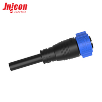 Conector de Alimentación Impermeable M25 de 2 Pines, 50A, 500V, IP67, Juego de Conectores Macho y Hembra Sobremoldeados para Sistema Solar