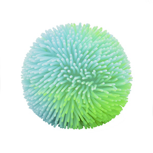 TPR 깜박이는 털 퍼퍼 볼 깜박이는 LED 퍼퍼 볼 파티 호의 장난감 소프트 볼 - Product Image 4