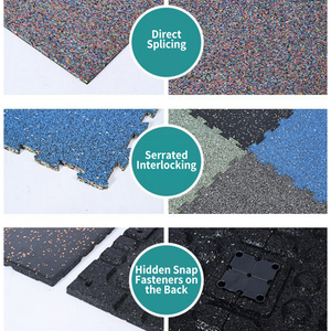 Mật độ cao EPDM gian hàng sàn Mat gạch cao su cho phòng tập thể dục và động vật chăn nuôi ngựa và bò gian hàng thảm - Product Image 5