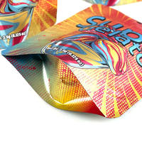 Sachets personnalisés à fond plat pour emballage alimentaire, en aluminium laminé, anti-odeur, pour aliments pour animaux, snacks, biscuits, thé, toucher doux