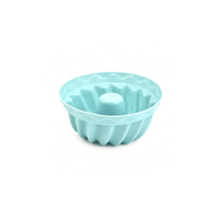 Petit moule à gâteau rond de 7 cm en silicone coloré, motif cœur géométrique, pour muffins et cupcakes, outil de pâtisserie domestique