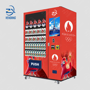 Juegos de verano franceses, empujador en espiral, venta de primavera, personalización Frigia, máquina expendedora de bebidas frías con identificador de edad - Product Image 3