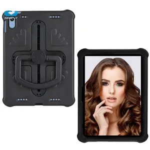 360 degrés avec béquille Anti-chute Silicone 2 en 1 antichoc Tpu tablette couvre étui pour Ipad 10.9 2022 10e génération étui