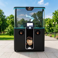 Distributeur automatique intelligent chinois entièrement automatisé avec bras robotisé pour café fraîchement moulu dans les parcs