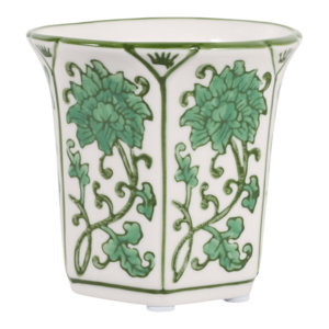 Candela Profumata in Ceramica Floreale, Votiva a Colonna per Decorazione Interna di Soggiorno, Camera da Letto e Bagno - Product Image 1