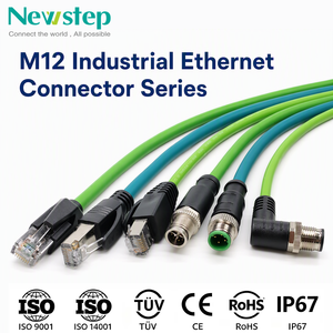 <span class=keywords><strong>Cable</strong></span> Ethernet Industrial M12 con Codificación X de 8 Pines a RJ45 Cat6A, Cableado con Doble Blindaje SSTP de 10 Gbps para Cámara GigE Vision - Product Image 5