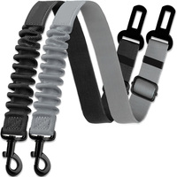 Ceinture de sécurité pour chien réglable et portable avec logo personnalisé pour voiture